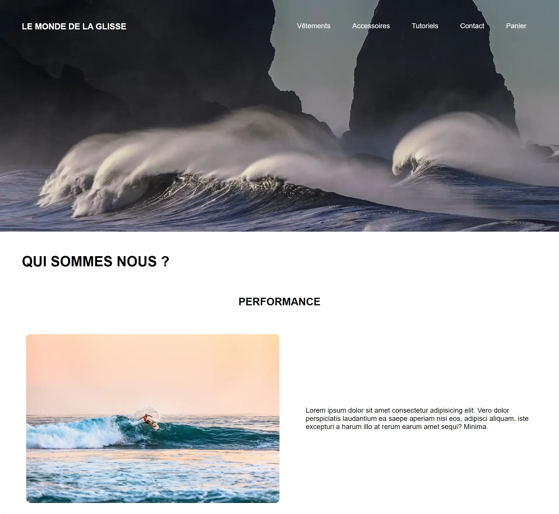 Image du site Le monde de la glisse
